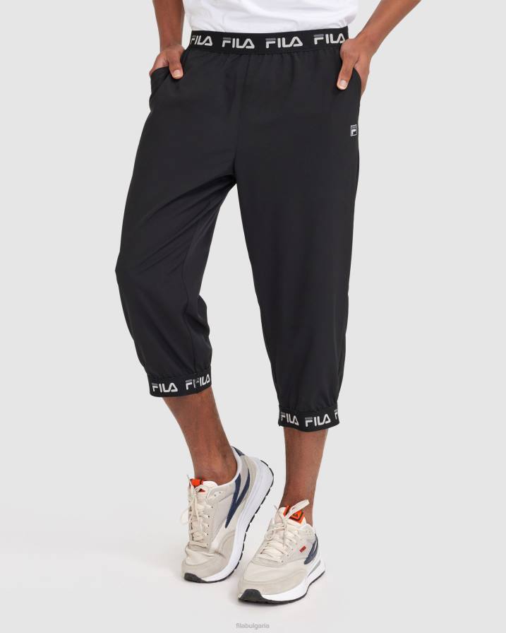 2HNL2423 черен FILA мъжки панталон wade 3/4 черен fila