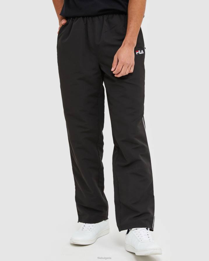2HNL2449 черен FILA класически мъжки панталон от микрофибър fila черен