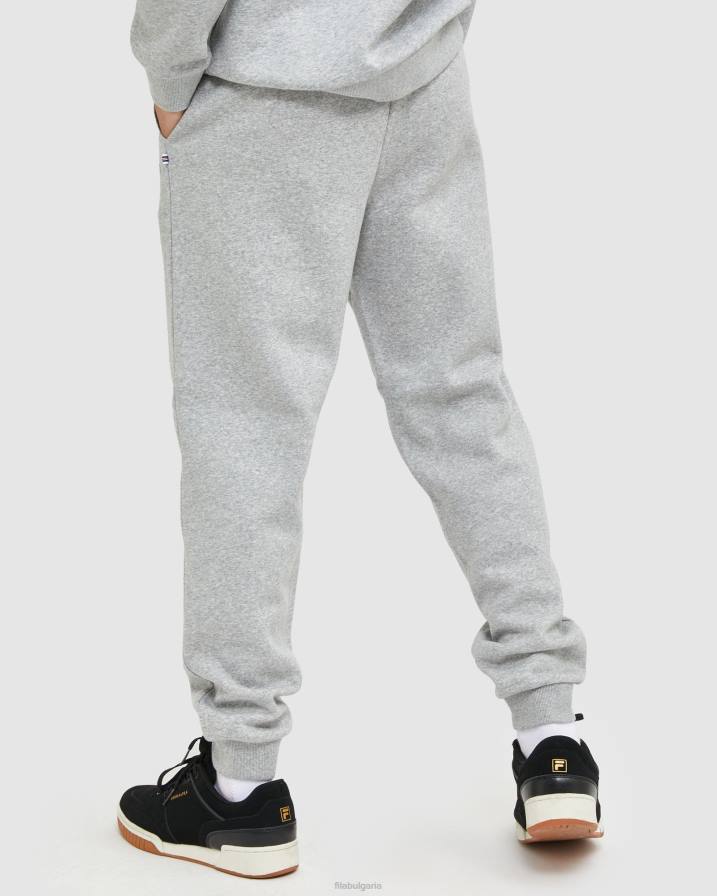 2HNL2455 сребърен мергел FILA fila класически унисекс панталон сребърен мрамор