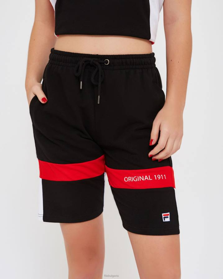 2HNL2666 черен FILA унисекс verona short fila black