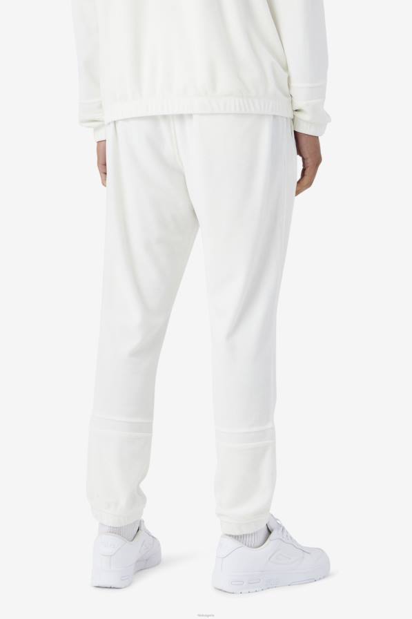 2HNL581 бяла чапла FILA ravid велурен панталон egret fila