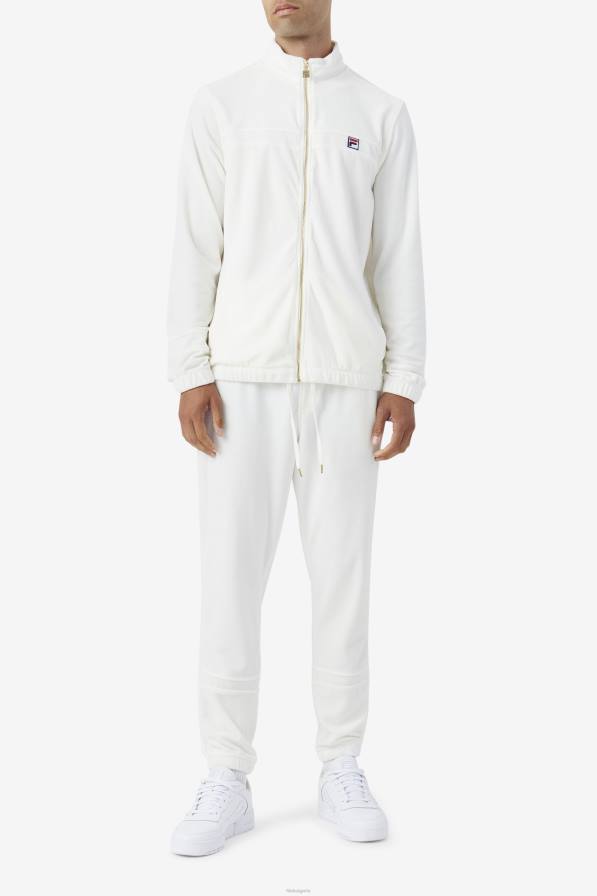 2HNL581 бяла чапла FILA ravid велурен панталон egret fila