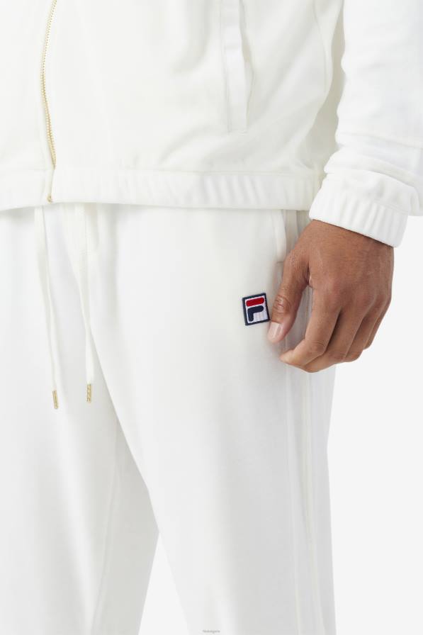2HNL581 бяла чапла FILA ravid велурен панталон egret fila