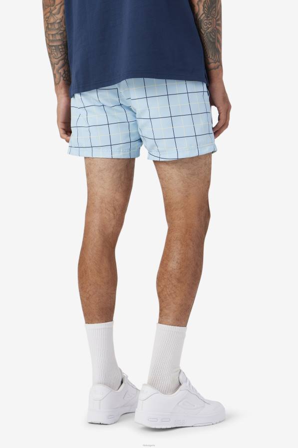 2HNL604 синьо/морско/нежно жълто FILA fila blue/navy/tender yellow linecall swim short