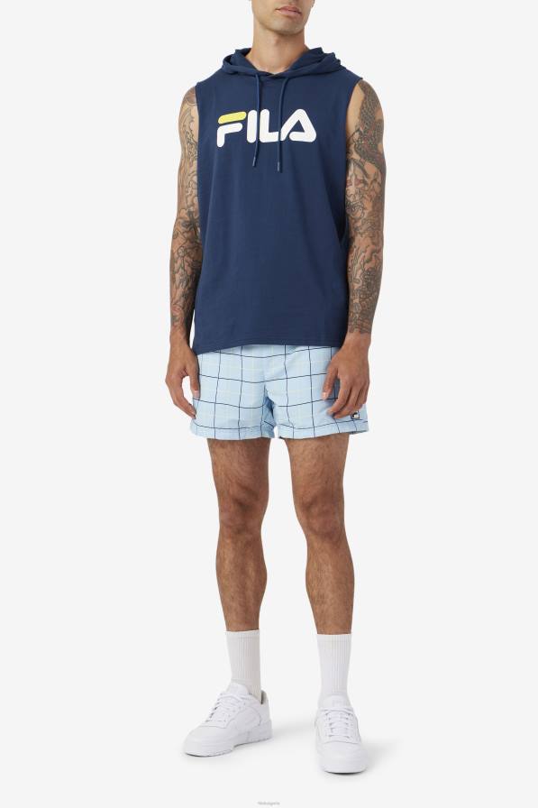2HNL604 синьо/морско/нежно жълто FILA fila blue/navy/tender yellow linecall swim short