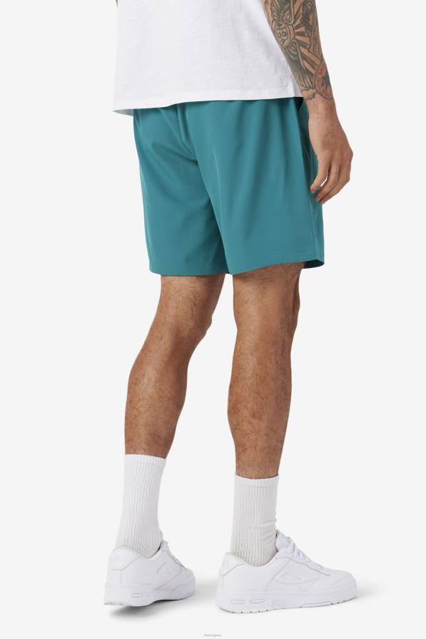 2HNL608 bayou/чери домат/жълт FILA ravini short fila bayou/чери домат/жълт