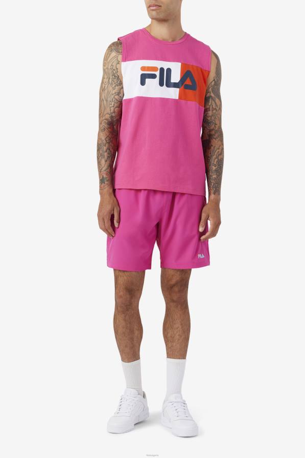 2HNL609 лилаво/жълто/пети четири FILA лилаво/жълто/petit four fila ravini short