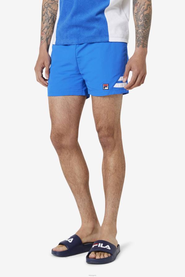 2HNL673 силно синьо/бяло FILA fila vantage swim short силно синьо/бяло
