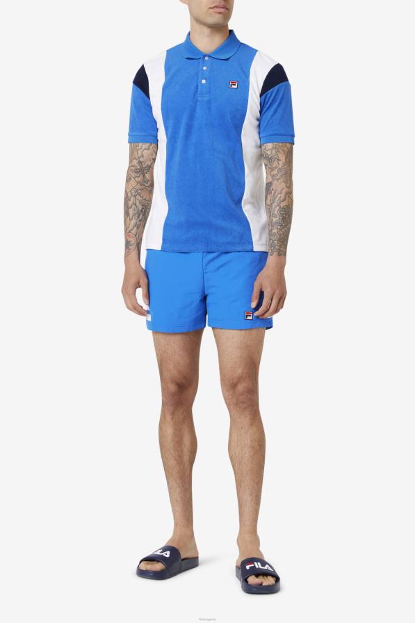 2HNL673 силно синьо/бяло FILA fila vantage swim short силно синьо/бяло