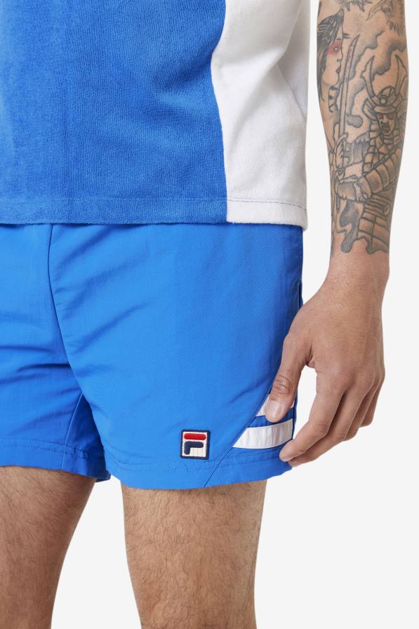 2HNL673 силно синьо/бяло FILA fila vantage swim short силно синьо/бяло