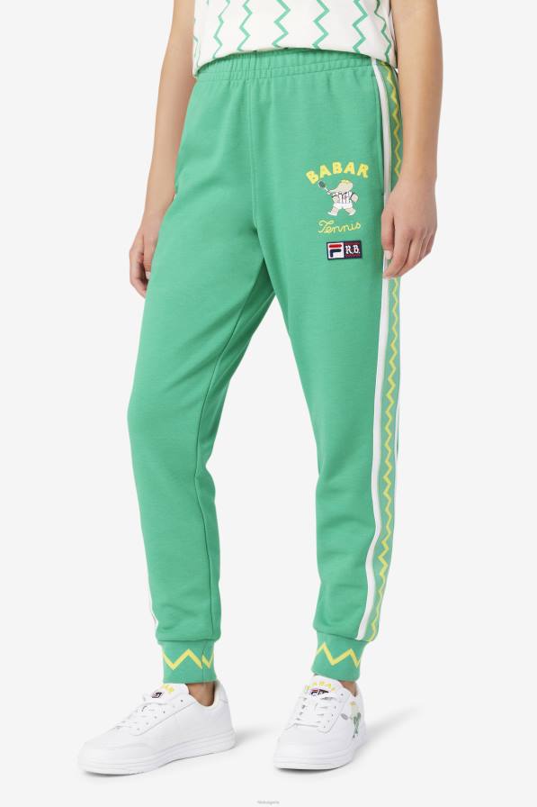 2HNL700 наситено ментово/бяло FILA fila deep mint/white fila x rb babar evertt jogger