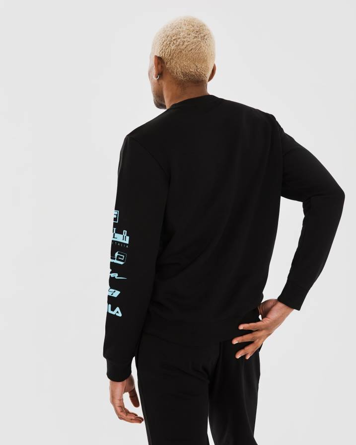 2HNL2317 черен FILA fila мъжки daldy crew черен