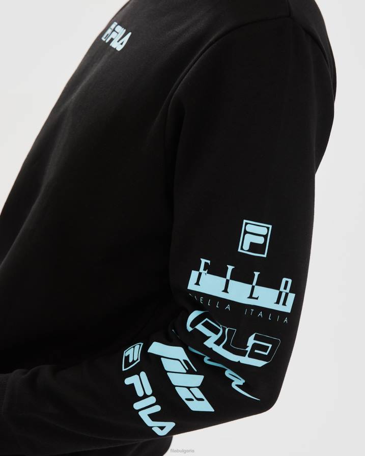 2HNL2317 черен FILA fila мъжки daldy crew черен