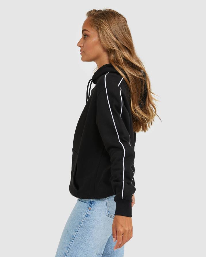 2HNL2446 черен FILA fila черна унисекс наследствена качулка