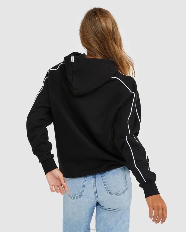 2HNL2446 черен FILA fila черна унисекс наследствена качулка