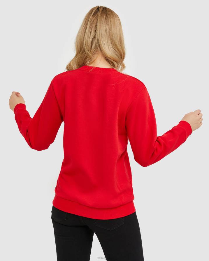 2HNL2467 червен FILA fila classic unisex crew red