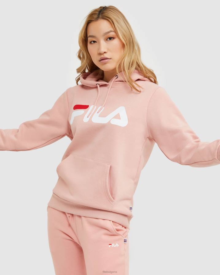 2HNL2472 мека роза FILA мека роза класическа унисекс качулка fila