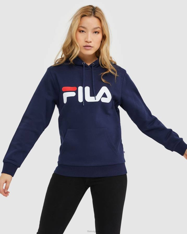 2HNL2486 нов флот FILA класическа унисекс качулка fila new синьо