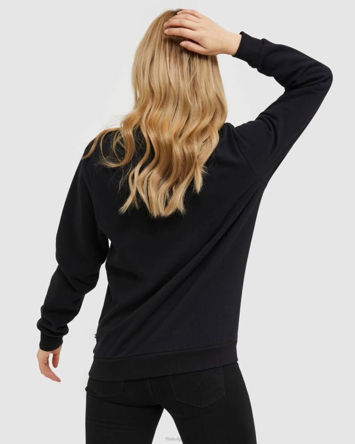 2HNL2488 черен FILA fila черно класическо унисекс екипаж