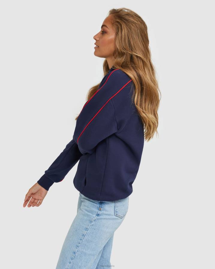 2HNL2592 нов флот FILA нова военноморска унисекс качулка fila