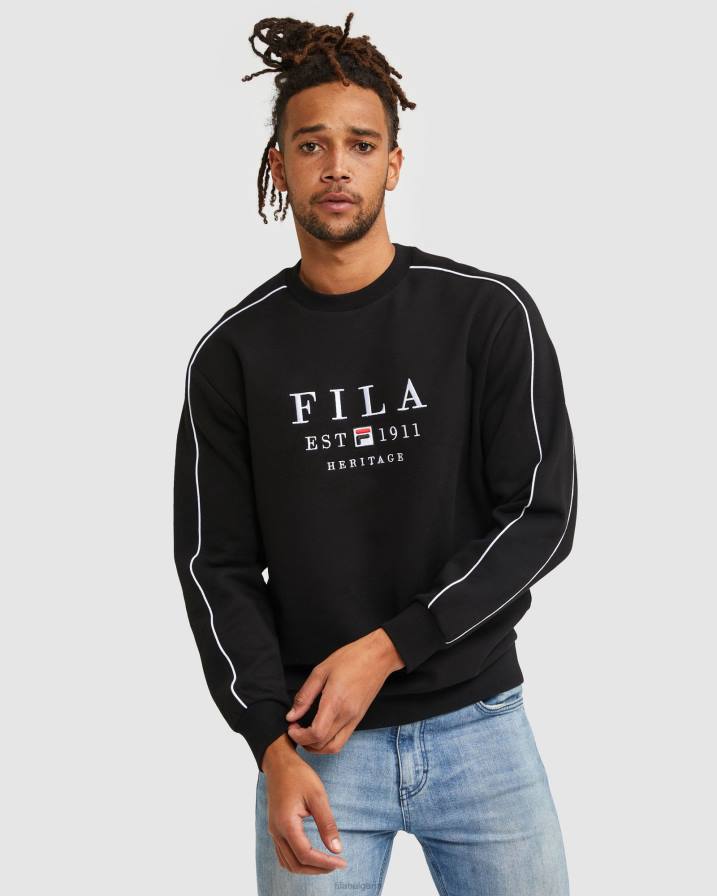 2HNL2593 черен FILA fila унисекс Heritage crew черно
