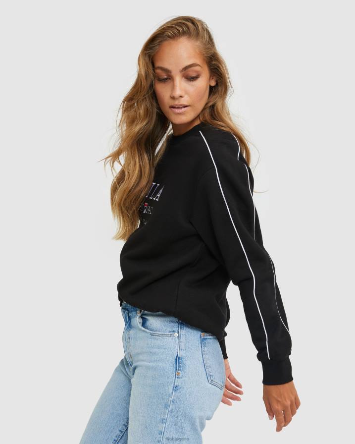 2HNL2593 черен FILA fila унисекс Heritage crew черно