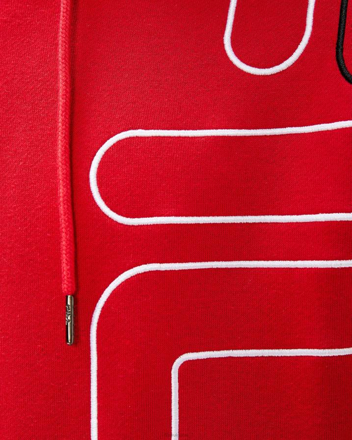 2HNL2602 червен FILA fila червена мъжка качулка brando