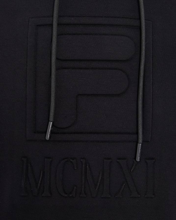 2HNL2607 черен FILA черна фила мъжка качулка dylan