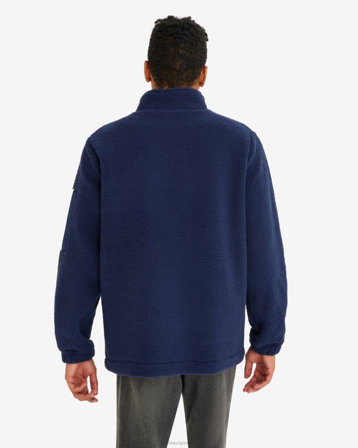 2HNL2610 нов флот FILA нови мъжки тъмносини cole teddy qtr zip fila