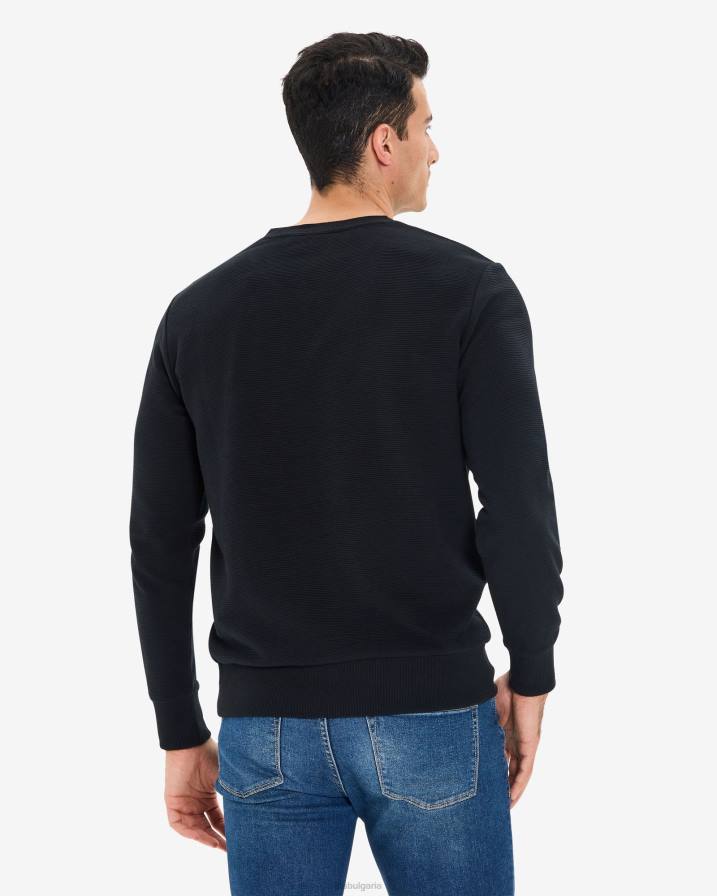 2HNL2612 черен FILA мъжки савиан v-образно деколте crew fila черен