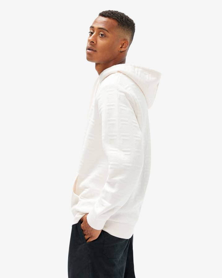 2HNL2615 кокосова сметана FILA унисекс ехо качулка coconut cream fila