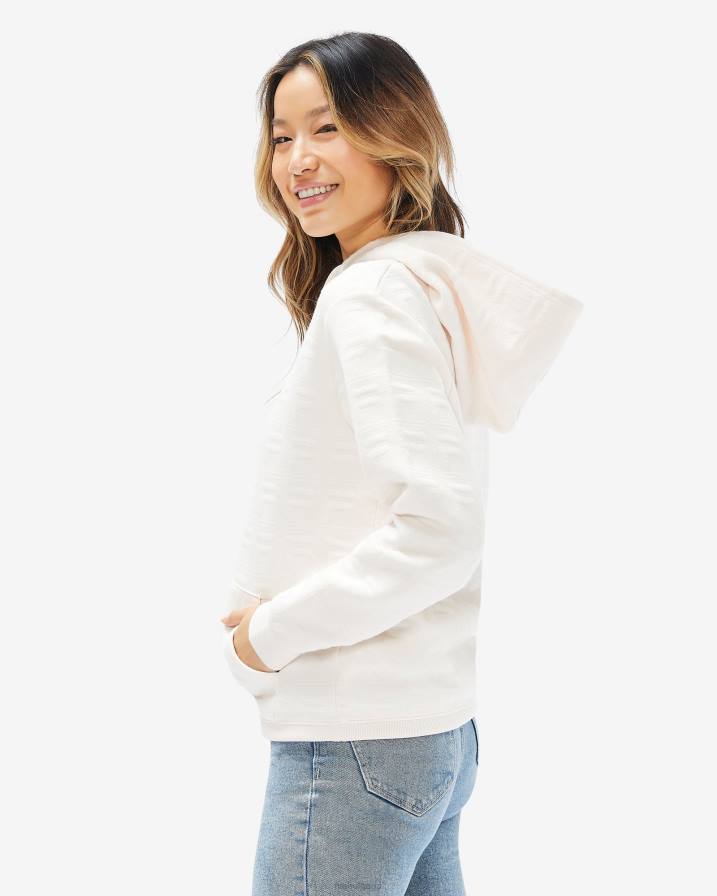 2HNL2615 кокосова сметана FILA унисекс ехо качулка coconut cream fila