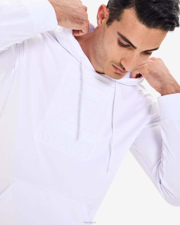 2HNL2616 бяло FILA бели мъжки dylan hood fila