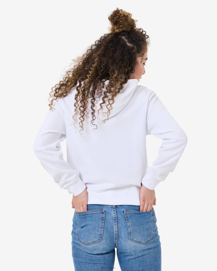 2HNL2619 бяло FILA бяла унисекс качулка за юбилей