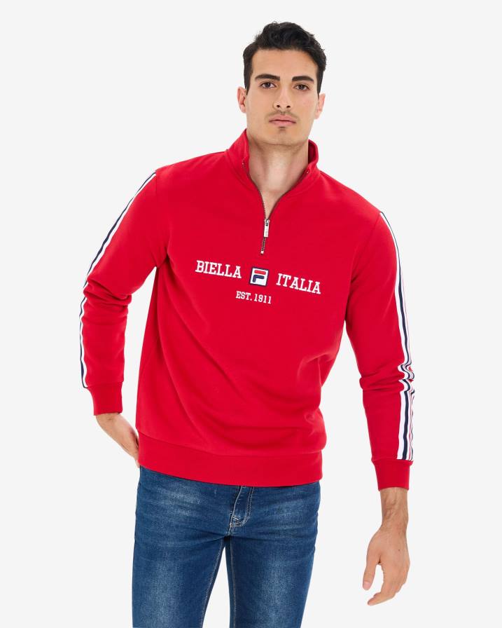 2HNL2623 червен FILA fila мъжки aemero qtr zip червен