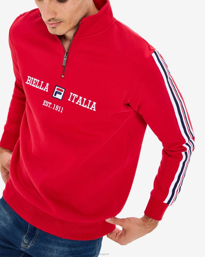 2HNL2623 червен FILA fila мъжки aemero qtr zip червен