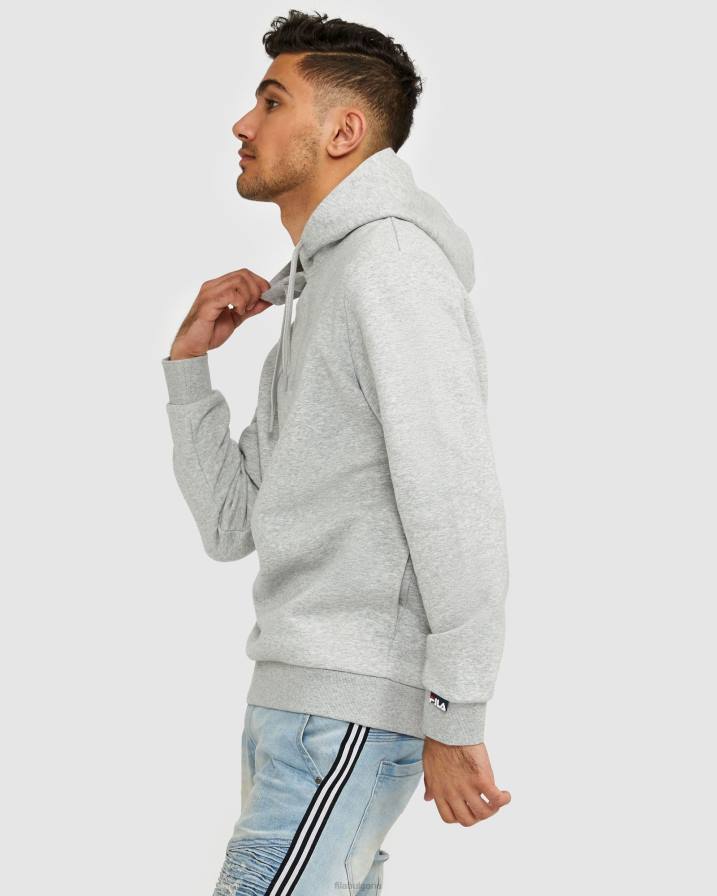 2HNL2626 сребърен мергел FILA fila silver marle унисекс значка 2.0 качулка