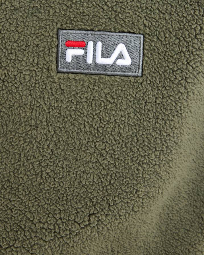 2HNL2627 каки FILA мъжки cole teddy qtr zip khaki fila