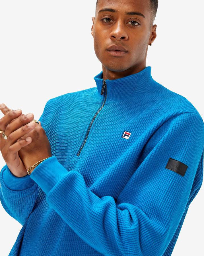 2HNL2628 миконос синьо FILA миконос синя мъжка значка 2.0 qtr zip fila