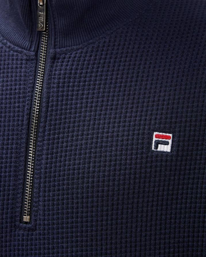 2HNL2633 нов флот FILA мъжка значка 2.0 qtr zip new navy fila
