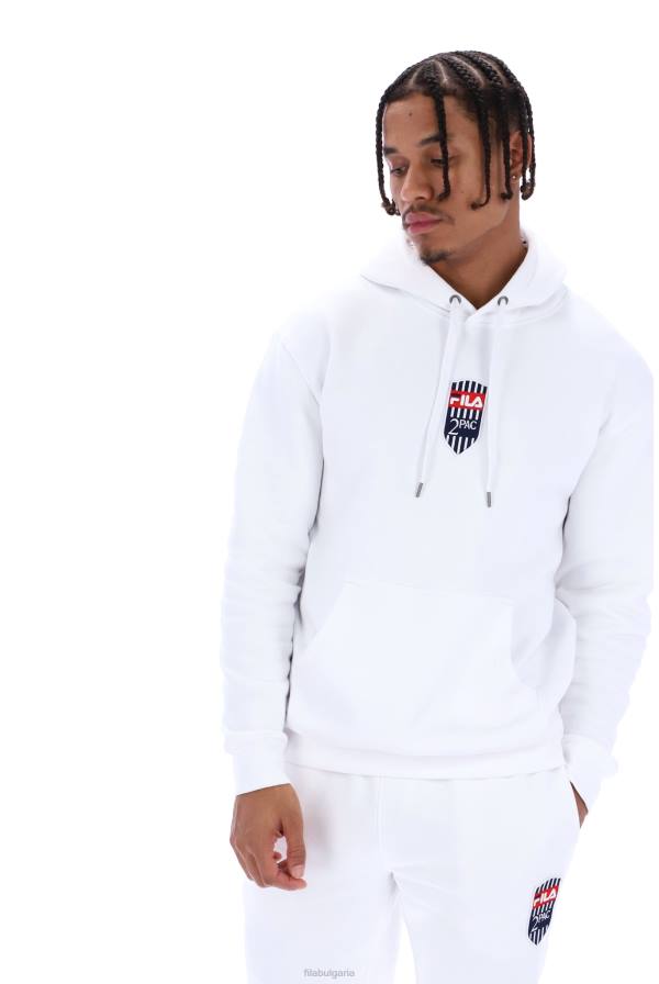2HNL3191FILA tupac patch hoodie fila