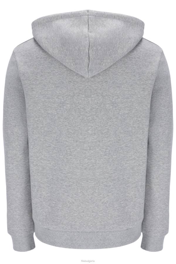 2HNL3318FILA качулка willem с графична фила на гърдите