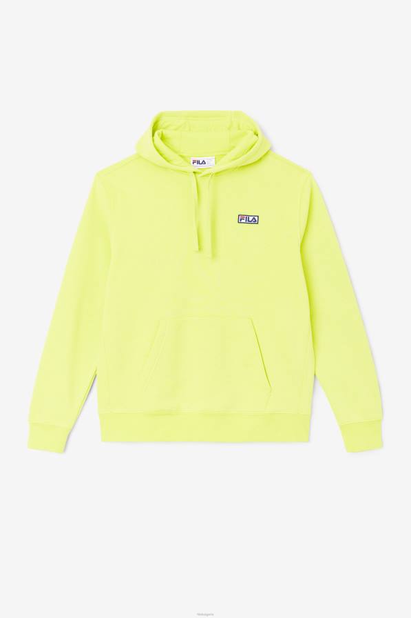 2HNL440 лайм пунш FILA algot hoodie fila lime punch