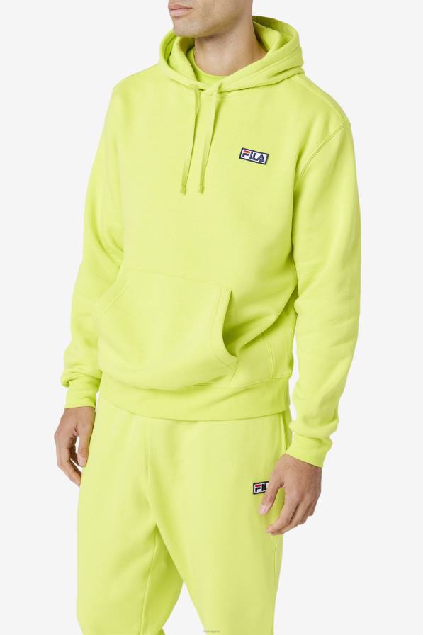 2HNL440 лайм пунш FILA algot hoodie fila lime punch
