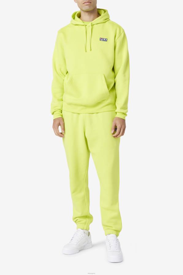 2HNL440 лайм пунш FILA algot hoodie fila lime punch