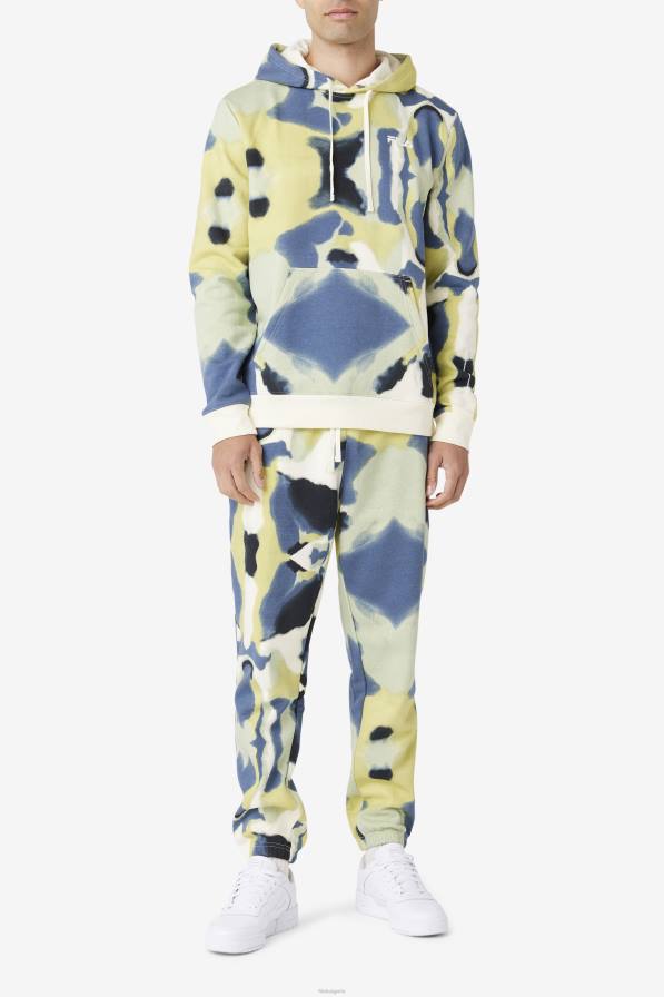 2HNL460 четка печат FILA суичър с качулка fila brushstroke print tadi