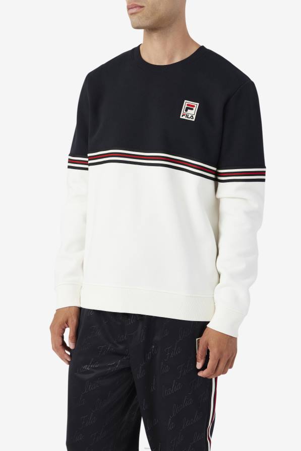 2HNL470 черна/гардения/жълта FILA asha crew fila black/gardenia/yellow