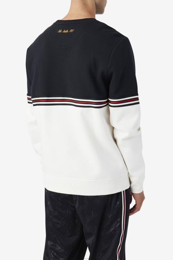 2HNL470 черна/гардения/жълта FILA asha crew fila black/gardenia/yellow