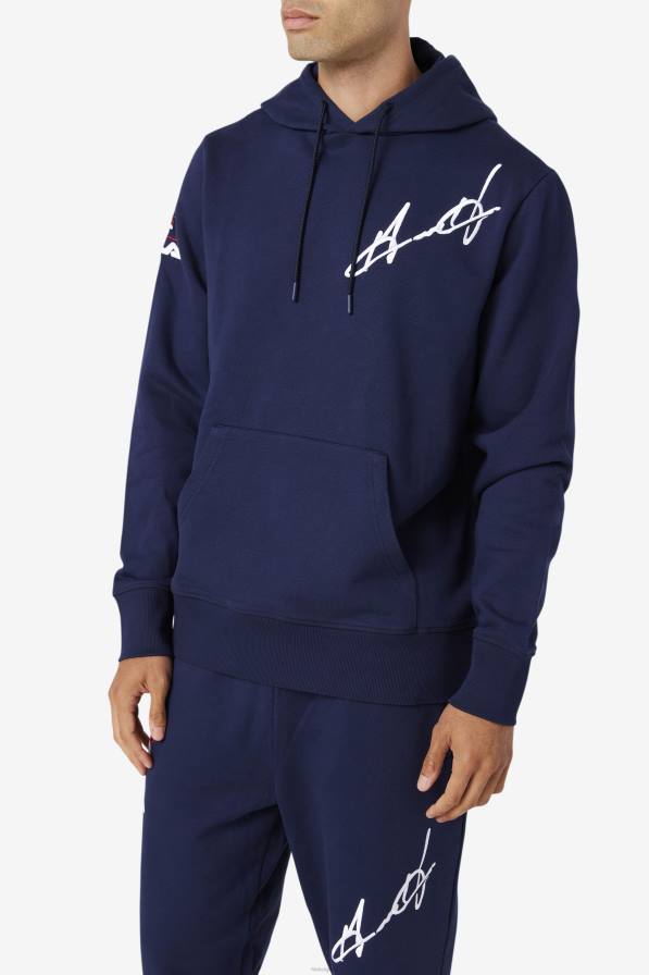 2HNL474 военноморски флот FILA navy grant hill lazarus hoodie fila