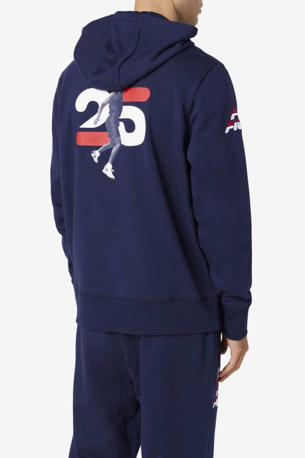 2HNL474 военноморски флот FILA navy grant hill lazarus hoodie fila